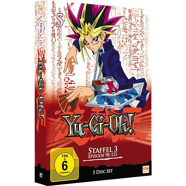 DVD Yu-Gi-Oh! - Staffel 3, Folgen 98-121