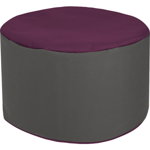 Sitzhocker DotCom Bebop SCUBA, aubergine