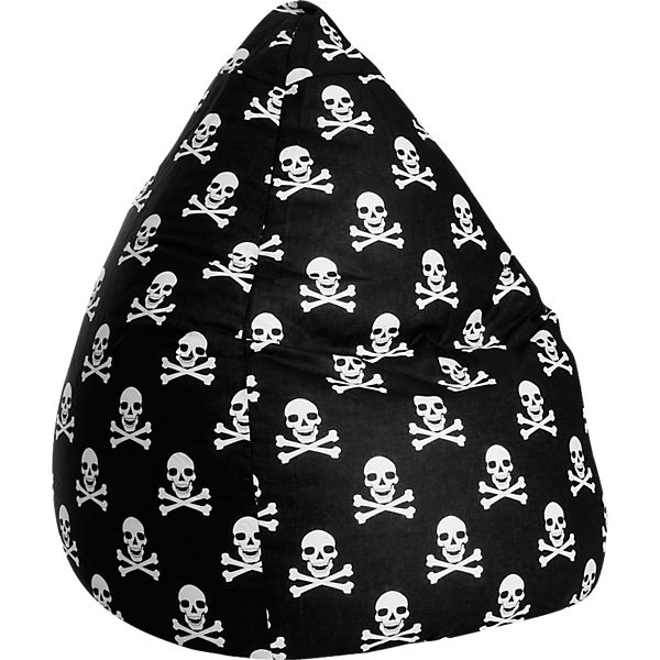 Sitzsack BeanBag TOTENKOPF XL, 70 x 110 cm