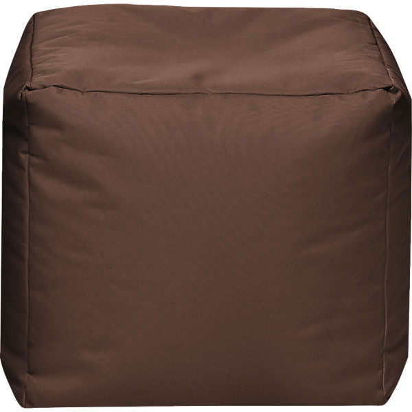 Sitzhocker CUBE SCUBA, 40 x 40 cm, braun