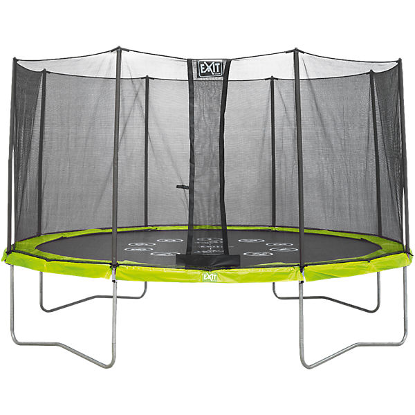 EXIT Twist Trampolin grün/grau, 366 cm