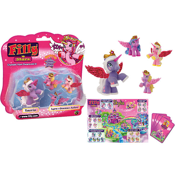 Filly Stars Glitzer Mutter und 3 Babys