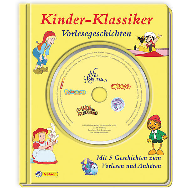 Kinder-Klassiker Vorlesegeschichten, mit Audio-CD