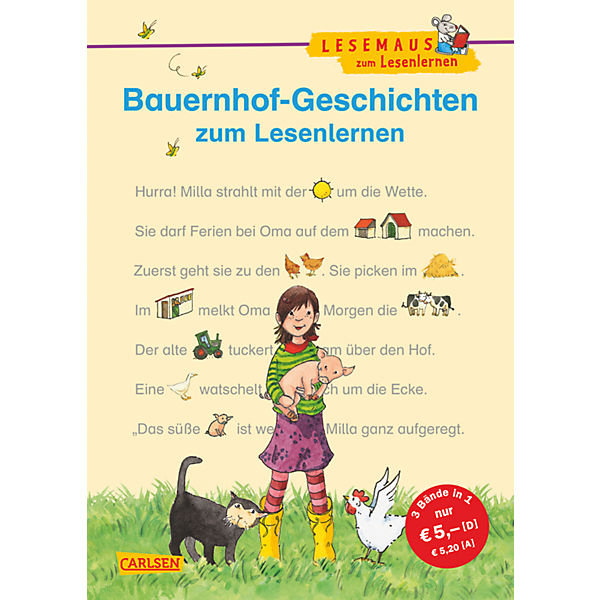 Lesemaus: Bauernhof-Geschichten zum Lesenlernen