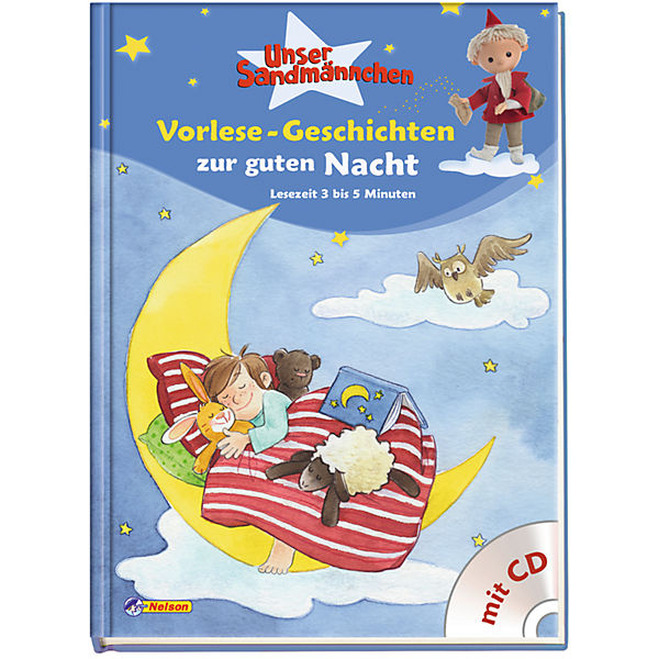 Unser Sandmännchen: Vorlese-Geschichten zur guten Nacht, mit Audio-CD