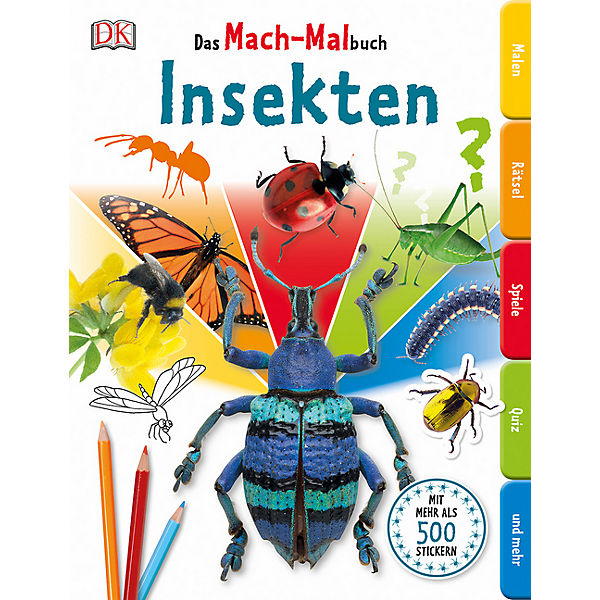 Das Mach-Malbuch: Insekten