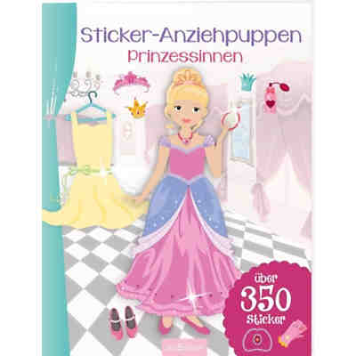 Sticker-Anziehpuppen: Prinzessinnen