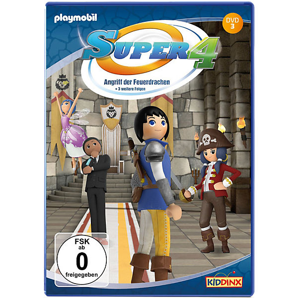 DVD Super4 - Angriff der Feuerdrachen