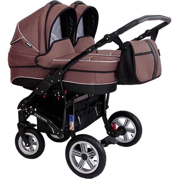 Zwillingswagen Sport DUO new Line, schoko, 2016