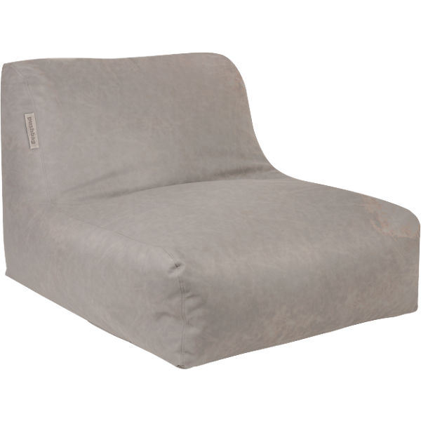 Sitzsack CHAIR, Kunstleder taupe