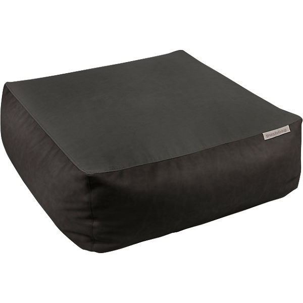 Sitzsack Easy, Kunstleder/Flachgewebe, anthrazit