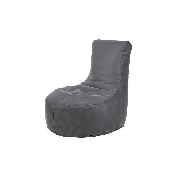 Sitzsack Seat, Kunstleder/Flachgewebe taupe