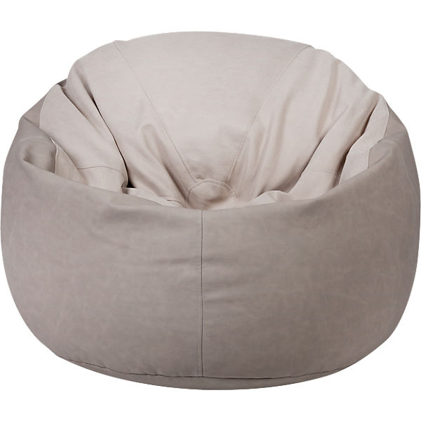 Sitzsack Toby, Kunstleder/Flachgewebe taupe