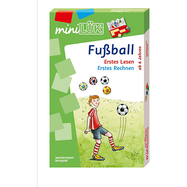 miniLÜK-Set: Fußball Erstes Lesen / Erstes Rechnen, Kontrollgerät und Übungsheft