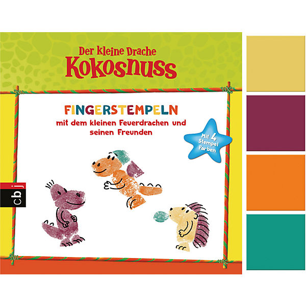 Der kleine Drache Kokosnuss - Fingerstempeln