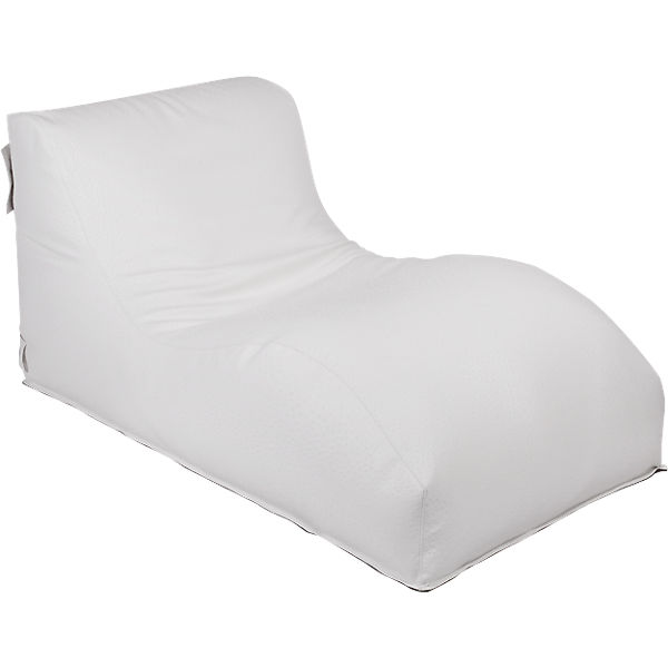 Outdoor-Sitzsack Wave, Deluxe, weiß