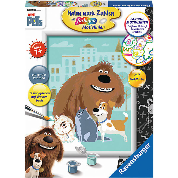 Malen nach Zahlen Pets