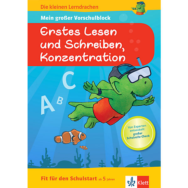 Mein großer Vorschul-Block: Erstes Lesen, Schreiben, Konzentration