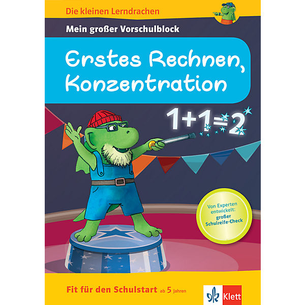 Mein großer Vorschul-Block: Erstes Rechnen, Konzentration