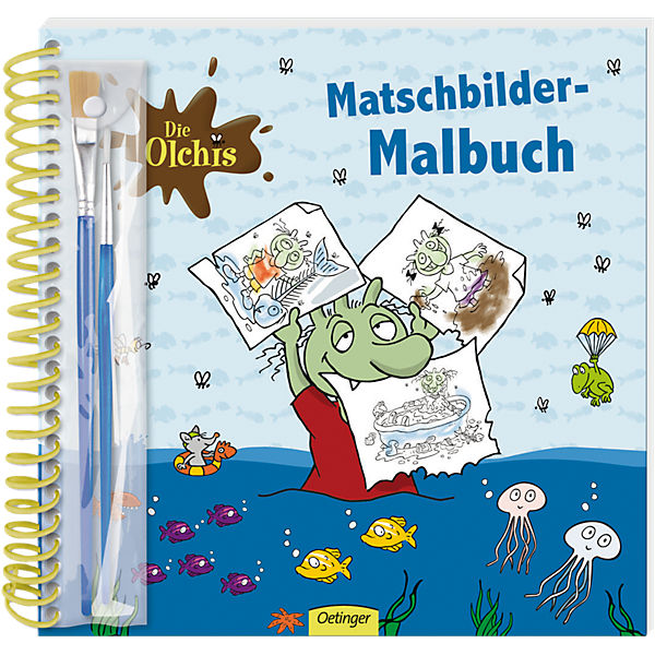 Die Olchis Matschbilder-Malbuch