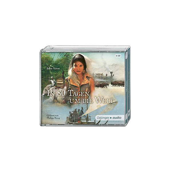 In 80 Tagen um die Welt, 4 Audio-CDs