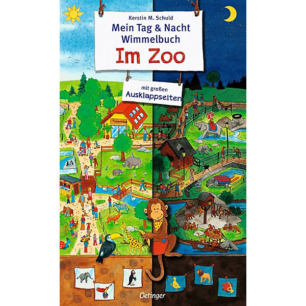 Mein Tag & Nacht Wimmelbuch: Zoo