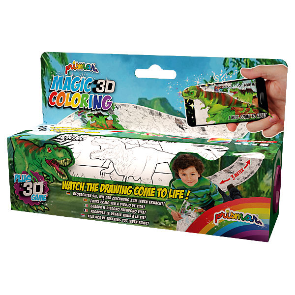 PRISMAR MAGIC 3D - Malrolle Dinosaurier