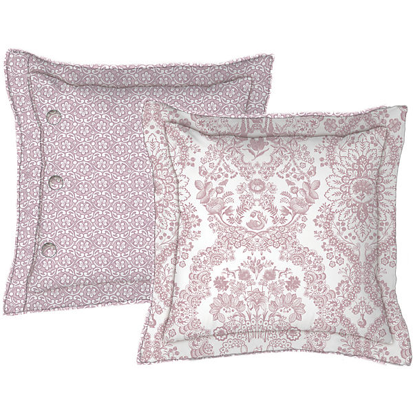 Kuschelkissen Lacy Dutch, Lilac, Leinen 45x45 cm