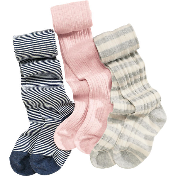 Strickstrumpfhose 3er-Pack für Mädchen