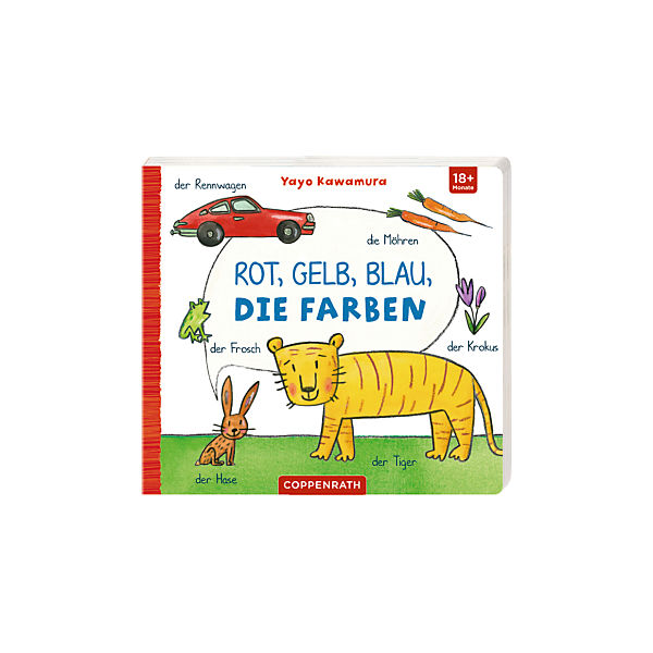 Rot, Gelb, Blau, die Farben