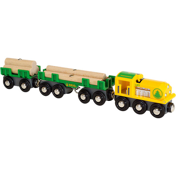 Holz-Transportzug