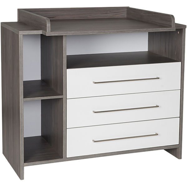 Wickelkommode Eco Fleetwood, Dekor weiß/Holzdekor Fleetwood