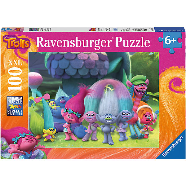 Puzzle 100 Teile Trolls - Spaß mit den Trollen