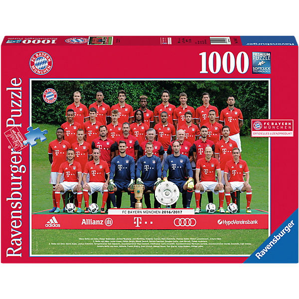 Puzzle 1000 Teile FC Bayern München Saison 2016/17