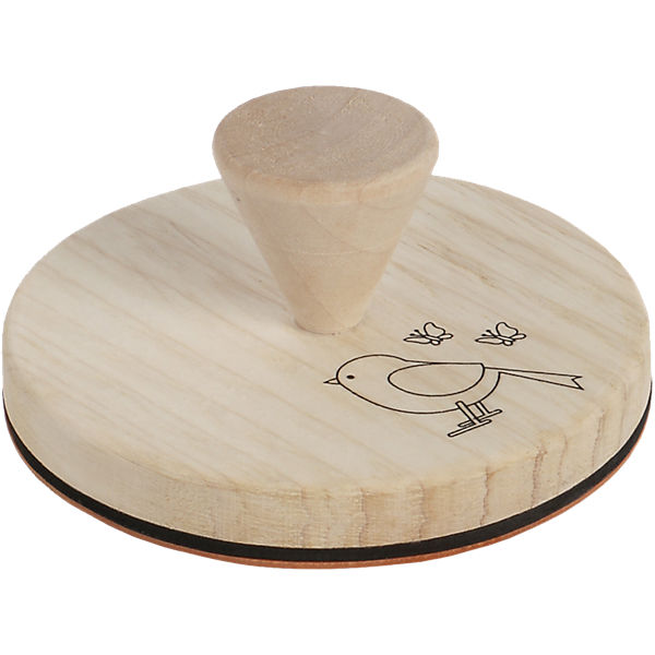 Holzstempel-Set Singvögelchen, 3-tlg.
