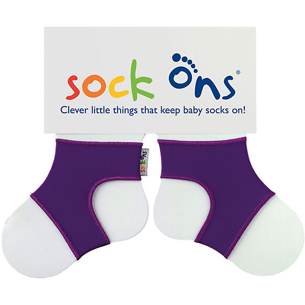 Babysockenhalter, 6-12m large, lila