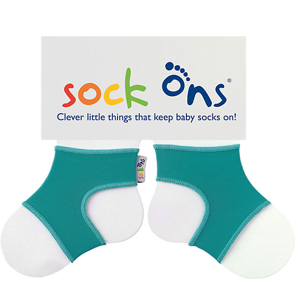 Babysockenhalter, 6-12m large, türkis