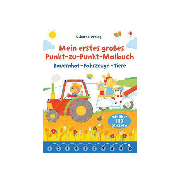 Mein erstes großes Punkt-zu-Punkt-Malbuch