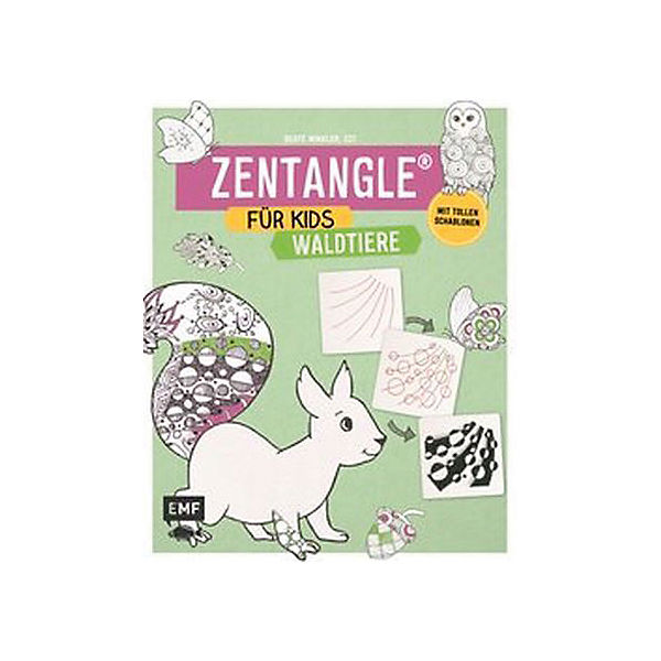 Zentangle für Kids Waldtiere