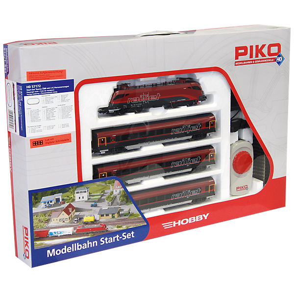 PIKO Spur H0 Start-Set Personenzug Railjet ÖBB