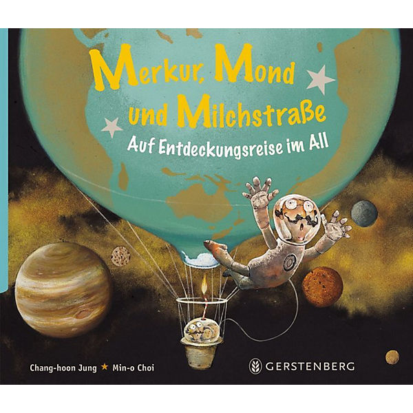 Merkur, Mond und Milchstraße