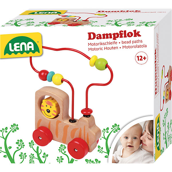 Holzlok mit Motorikschleife