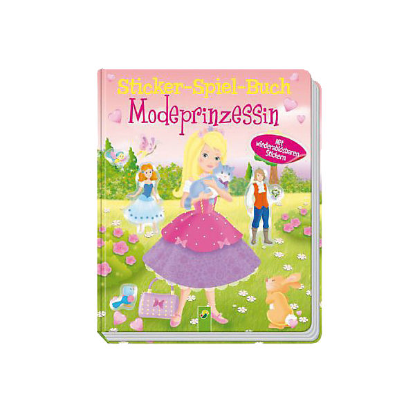 Sticker-Spiel-Buch: Modeprinzessin
