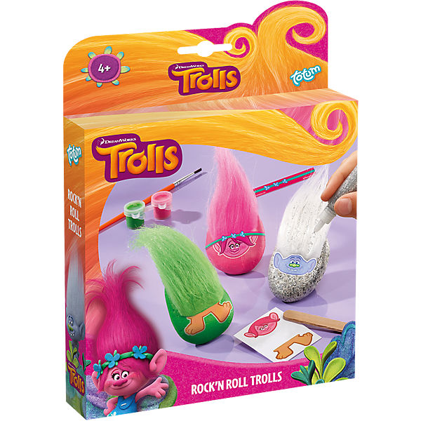 Trolls Steine dekorieren