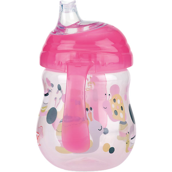Trinklernflasche Pin Point, 240 ml, pink