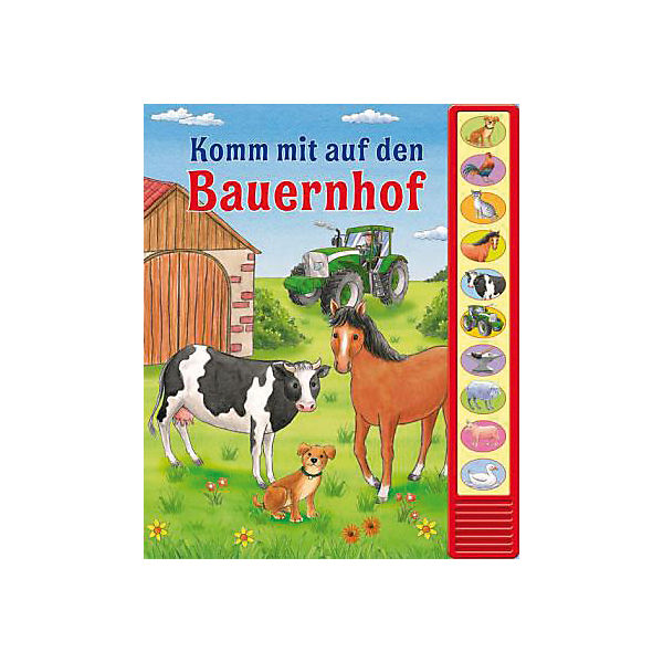 Komm mit auf den Bauernhof, Soundbuch mit Tiergeräuschen