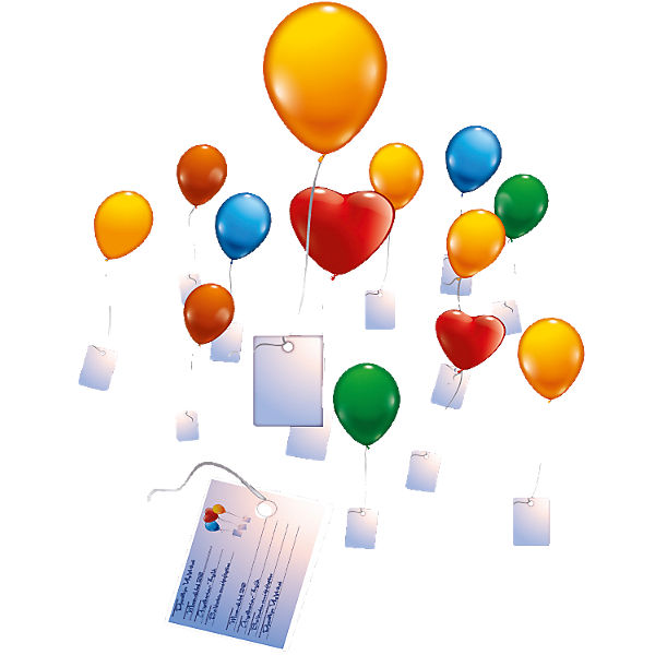 Ballonwettfliegen, 10er Set