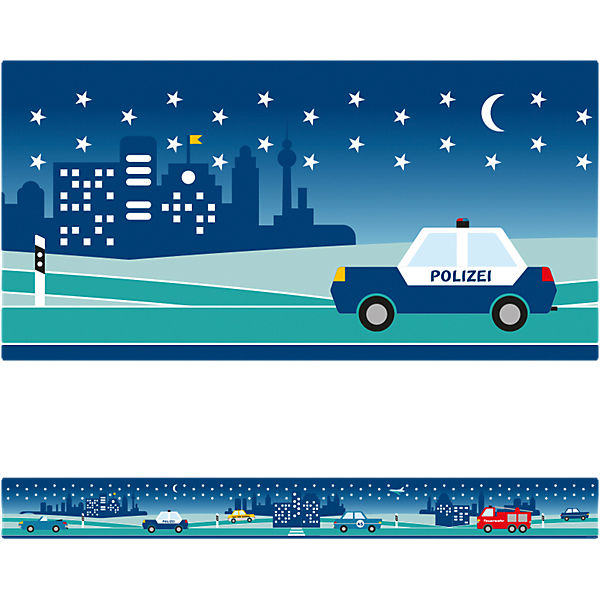 Bordüre City by Night, 4,5 m x 11,5 cm