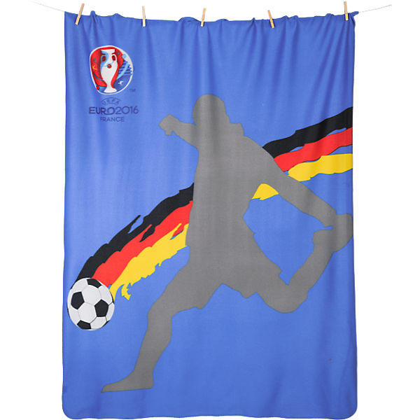 Fleecedecke EM 2016 Fußballstar, 130 x 170 cm