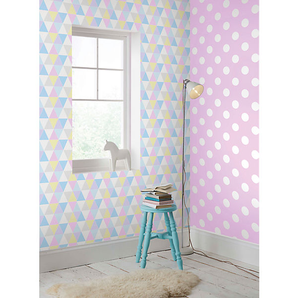 Tapete Harlequin pastellfarben, 10 m x 53 cm